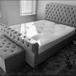 the new sleigh bed